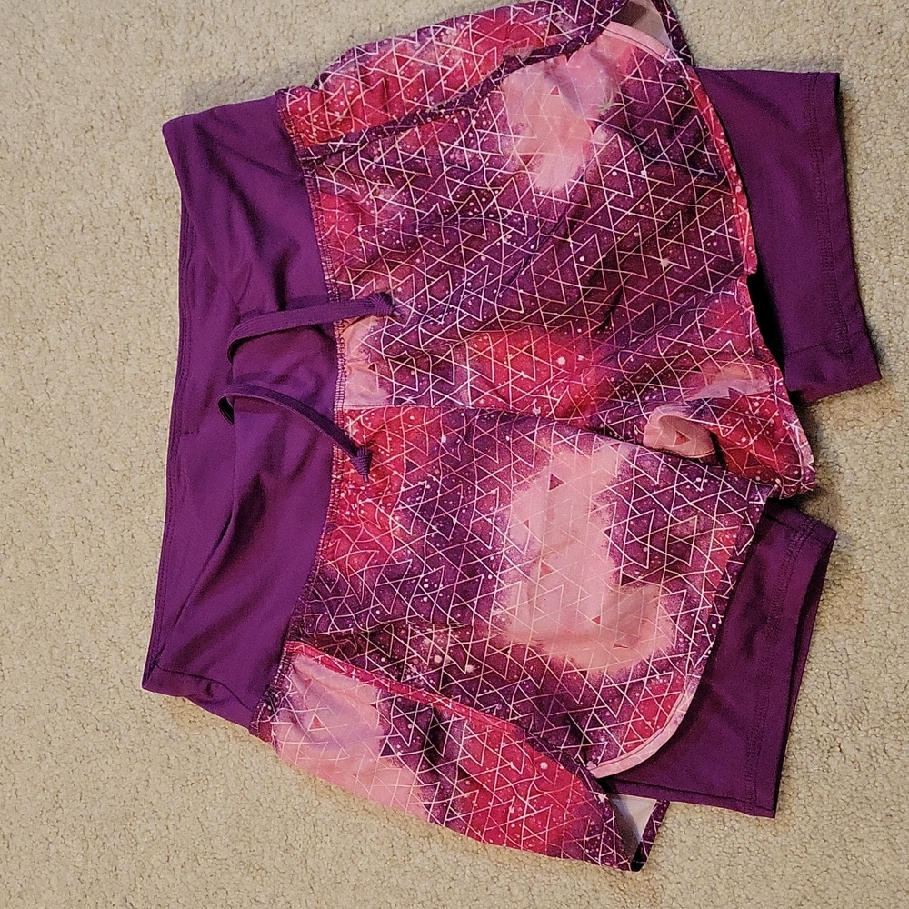 Danskin womens lined athletic shorts